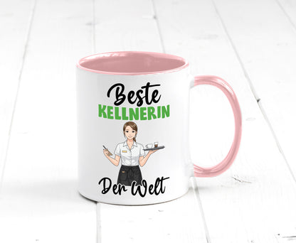Beste Kellnerin | Beruf kellnern Bedienung v2 Humor Arbeit Kollegen Büro