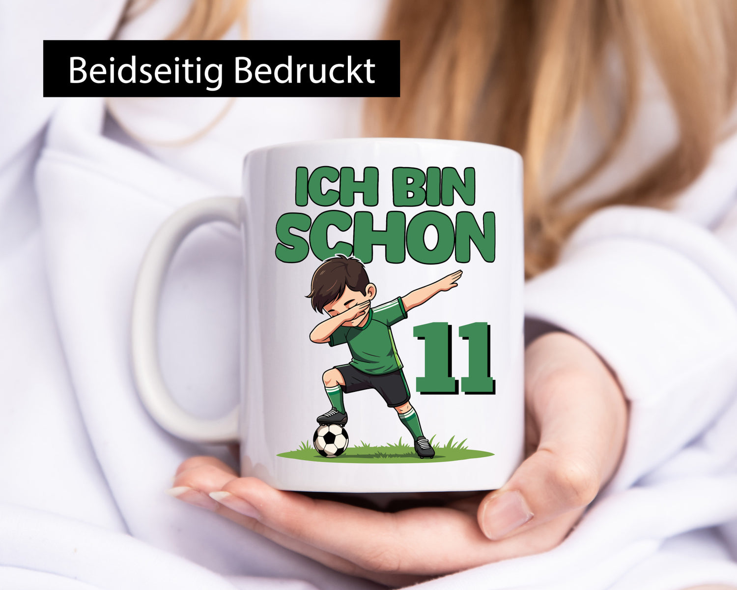11. Geburtstag | 11 Jahre Fußballer Geschenkidee Humor Tasse