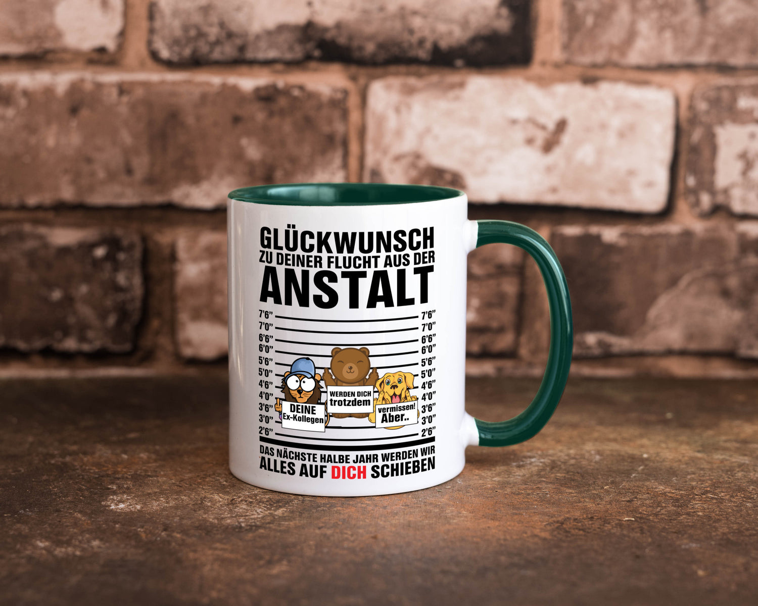 Glückwunsch zur Flucht | Arbeitskollegen Berufswechel Humor Arbeit Kollegen