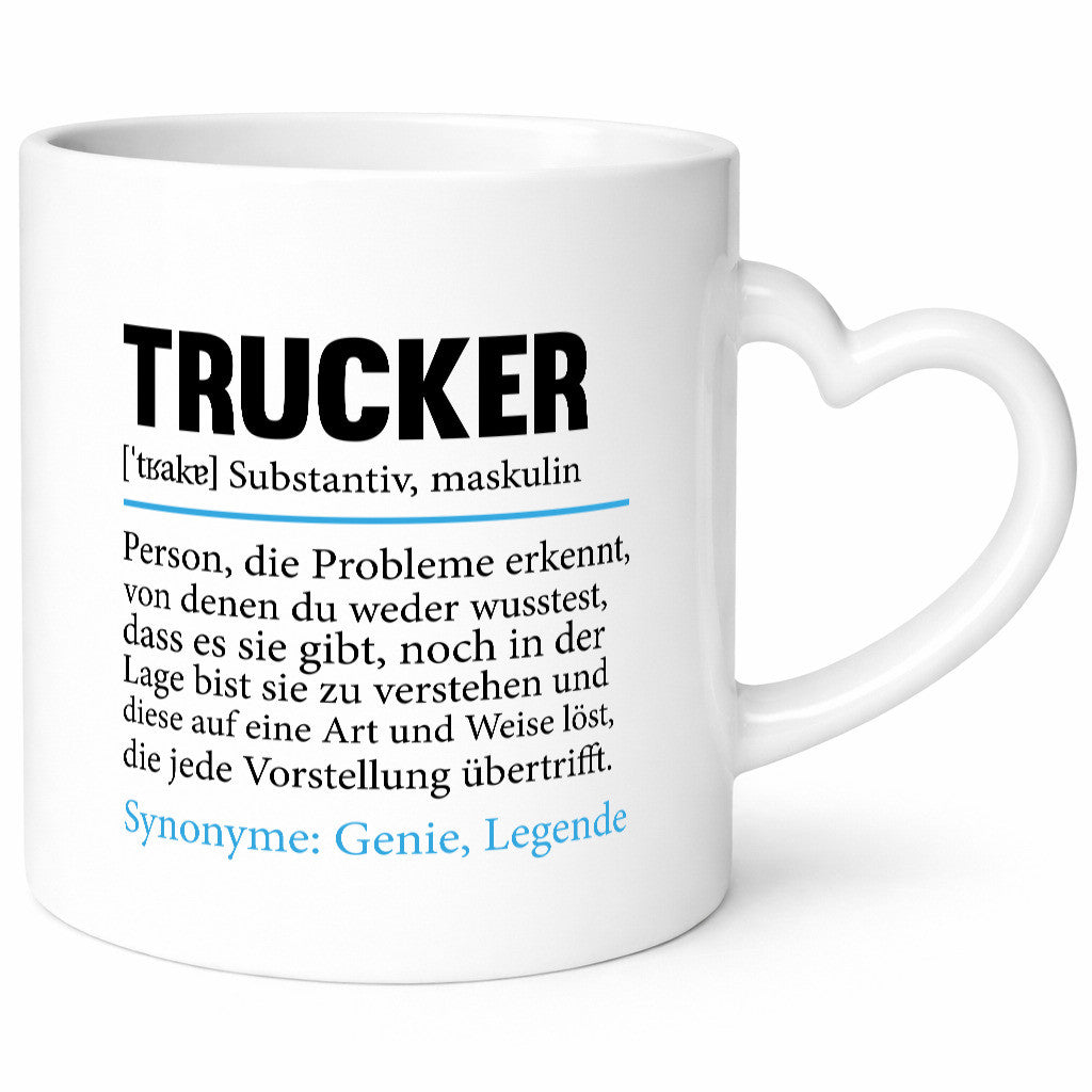 Trucker | Spruch LKW Fahrer Beruf Humor Geschenk Arbeit Kollegen Büro lustiger