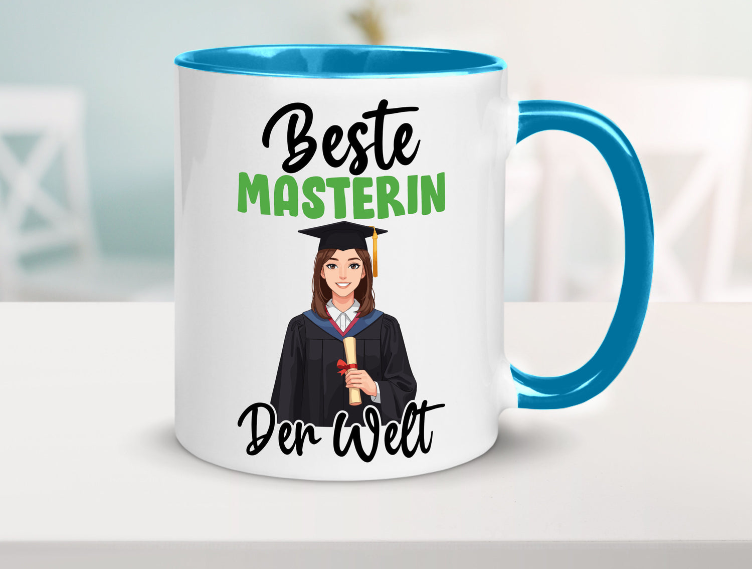 Beste Masterin | Student Uni Studium Humor Geschenkidee Tasse
