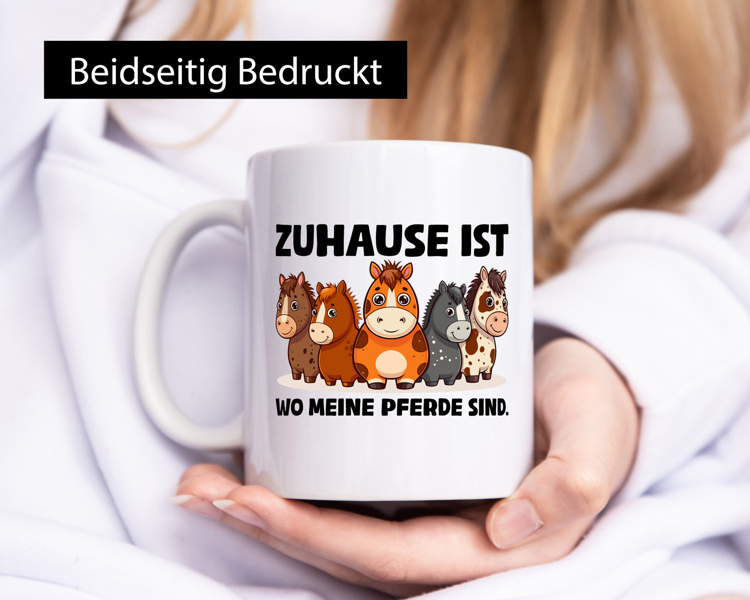Zuhause ist wo meine Pferde sind | Pferdeliebhaber lustiger Spruch Geschenk