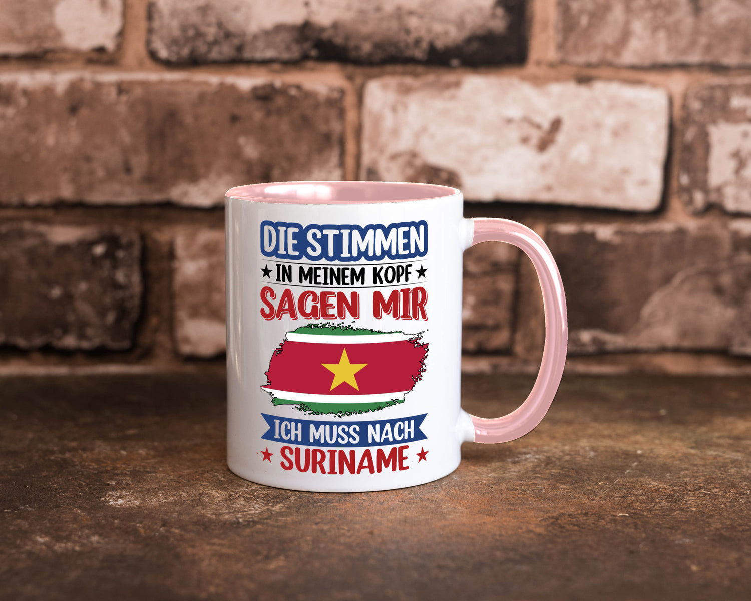 Suriname | Urlaub Stimmen in meinem Kopf Traumland v2 Geschenk Humor