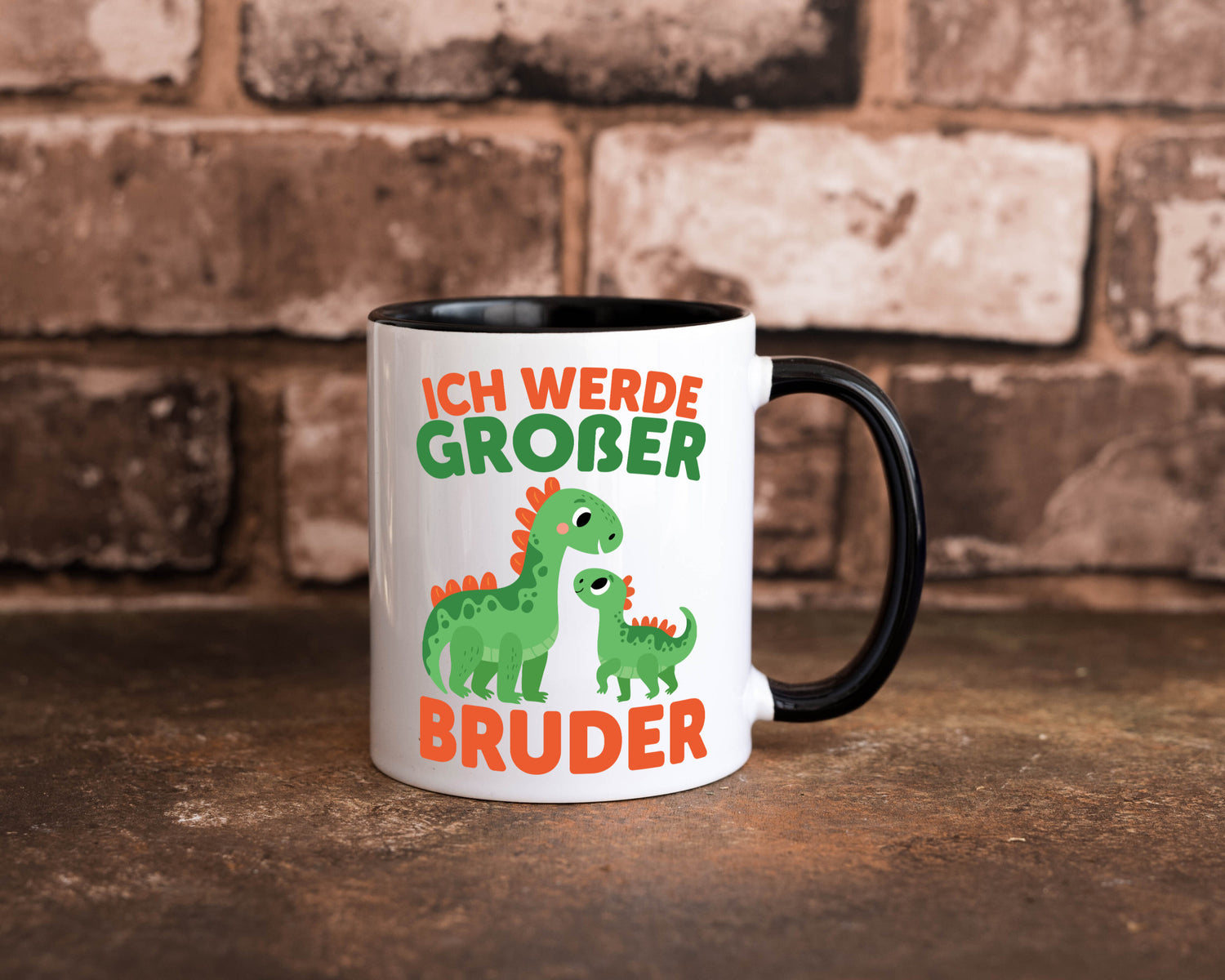 Ich werde Großer Bruder | Dino Brudersaurus lustig Humor Geschenkidee Geschenk