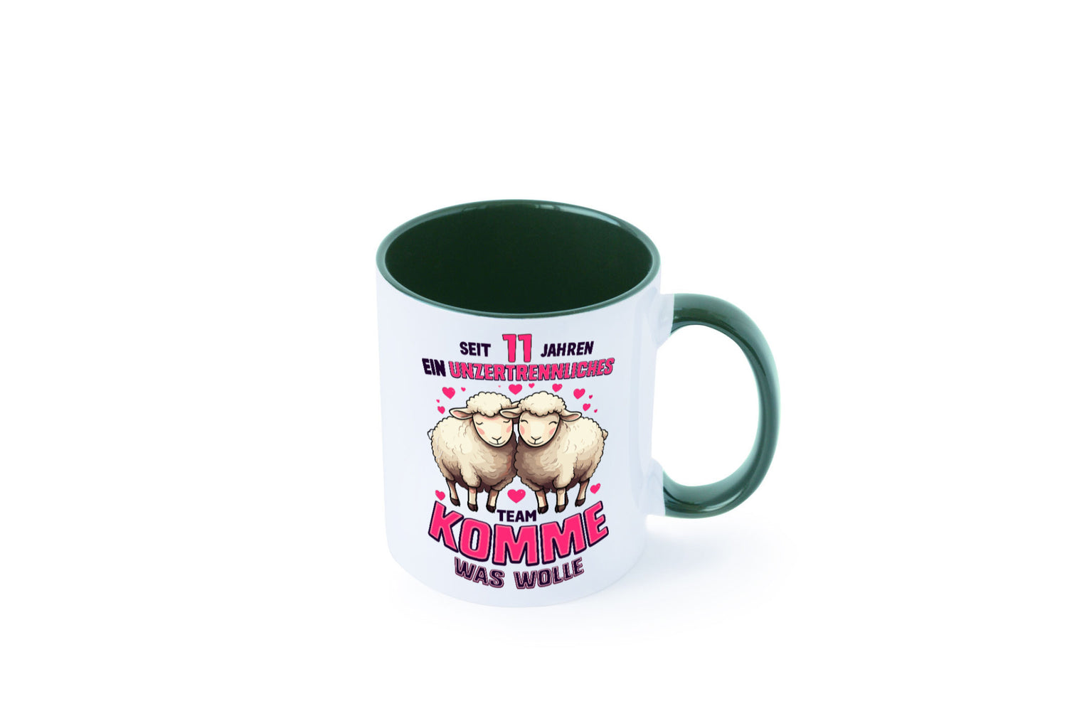 11 Jahre Verheiratet | ein Team Ehepaar v2 Humor Geschenkidee Tasse
