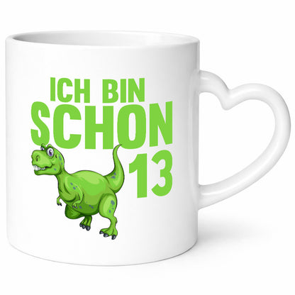 13. Geburtstag | 13 Jahre Dino Dinosaurier Humor Geschenkidee Tasse