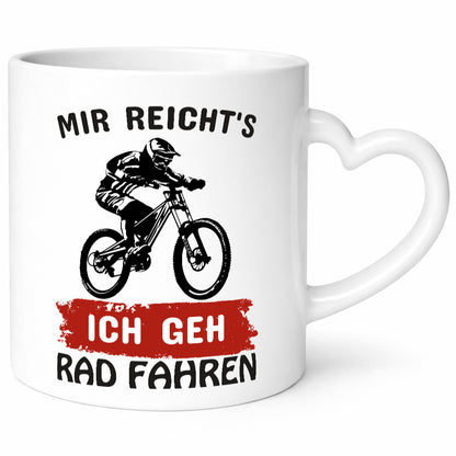Ich geh Rad fahren | Radler Tasse Fahrradfahrer Humor Geschenkidee