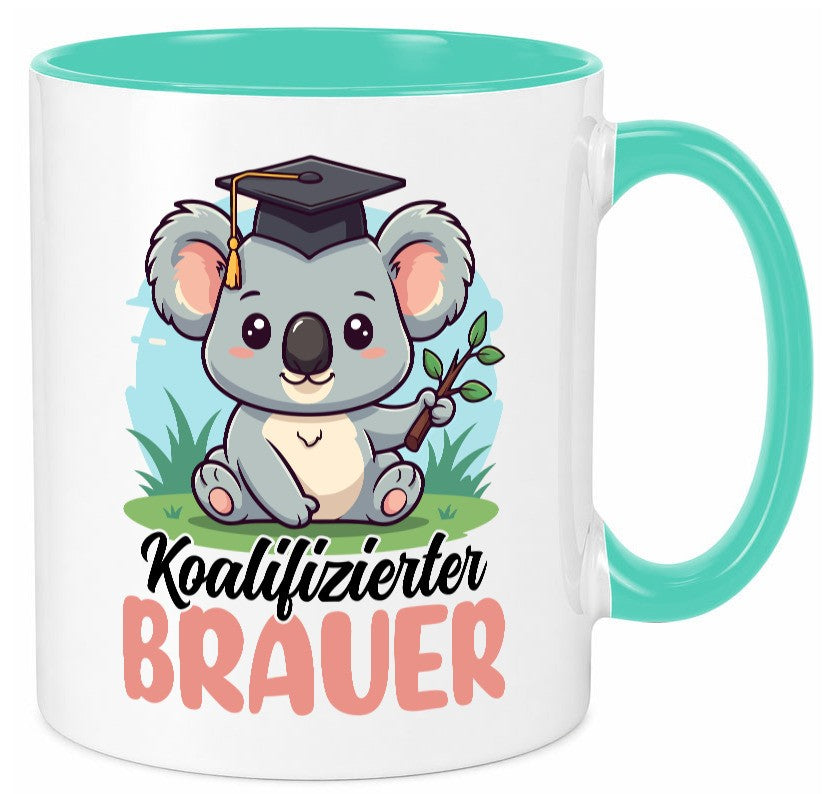 Koalifizierter Brauer | Bier Brauerei lustig Humor Geschenkidee Geschenk Tasse