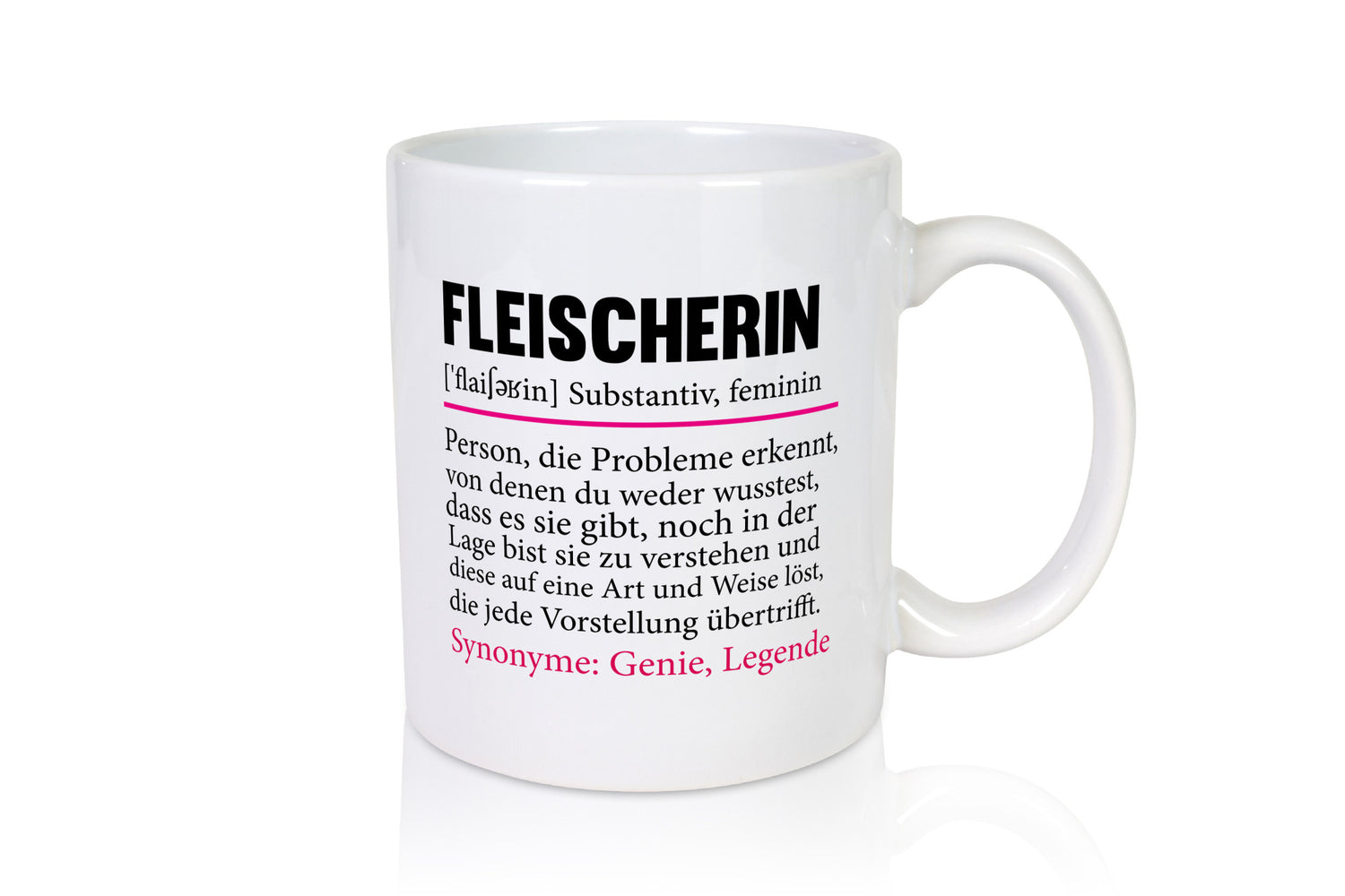 Fleischerin | Spruch Beruf Schlachterei Humor Arbeit Kollegen Büro Geschenkidee