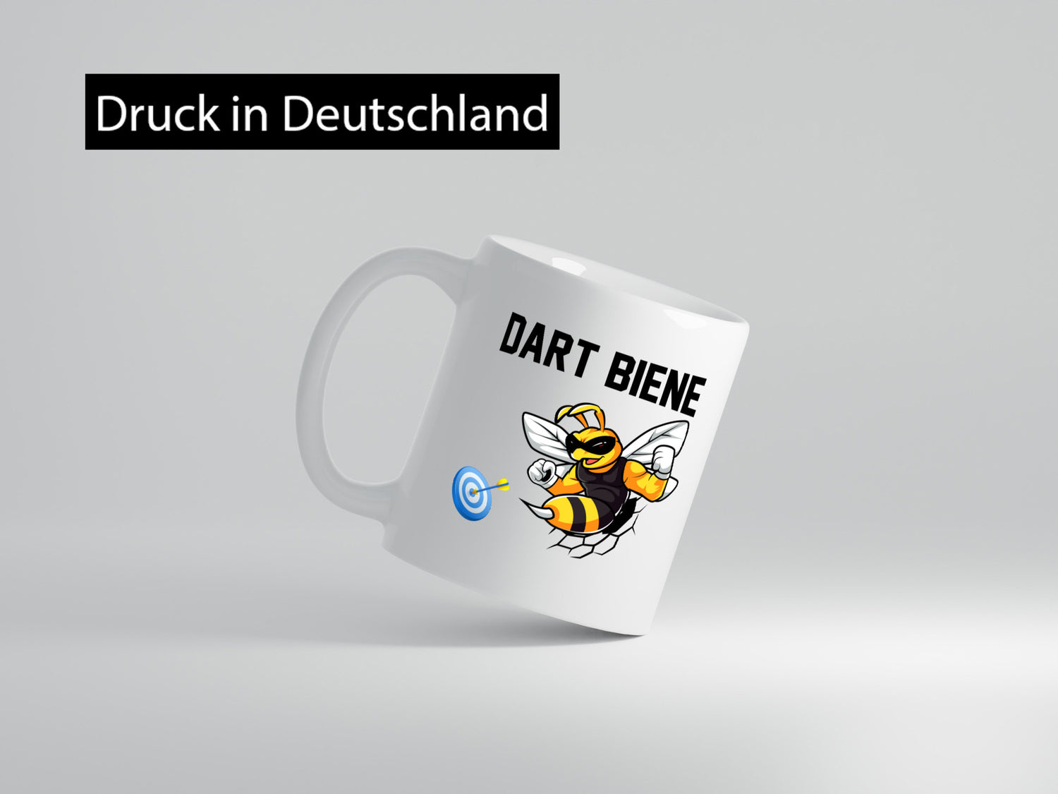 Dart Biene | Darten Dartscheibe v2 Humor Geschenkidee Tasse