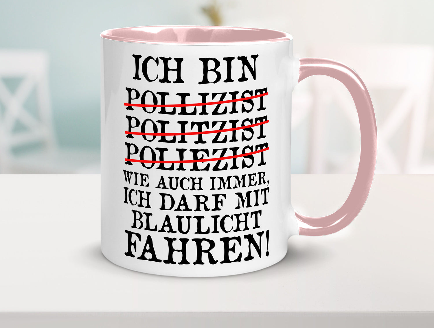 Ich bin Polizist | Blaulicht Polizei Beruf Streife lustig Arbeit Kollegen Büro