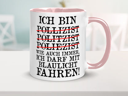 Ich bin Polizist | Blaulicht Polizei Beruf Streife lustig Arbeit Kollegen Büro