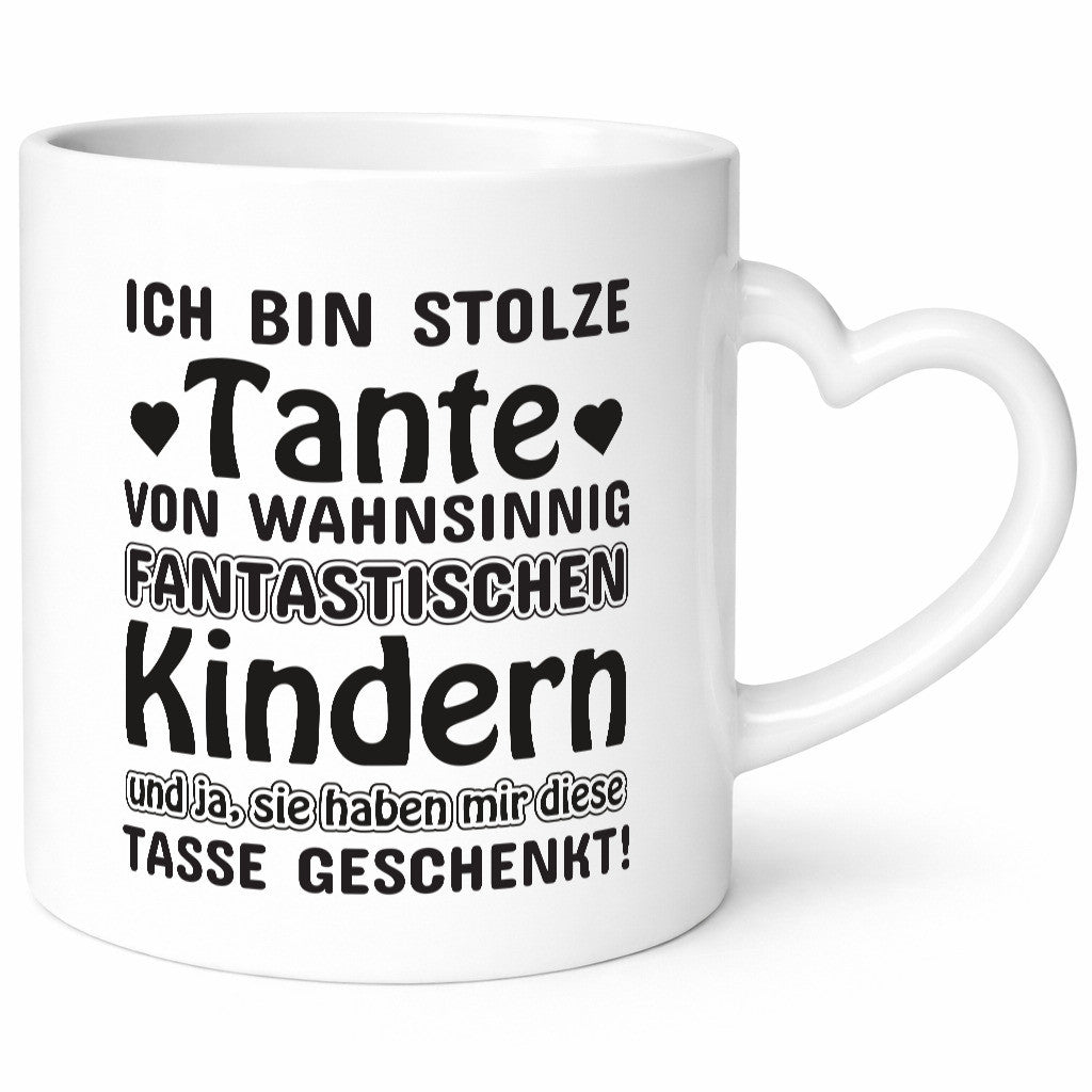 Stolze Tante | Spruch Tasse lustig Neffe Nichte lustiger Geschenk Humor