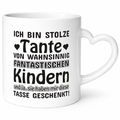 Stolze Tante | Spruch Tasse lustig Neffe Nichte lustiger Geschenk Humor