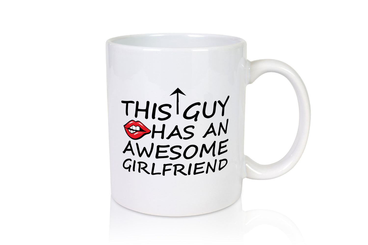 This Guy has an awesome Girlfriend lustig Humor Geschenkidee Geschenk Tasse