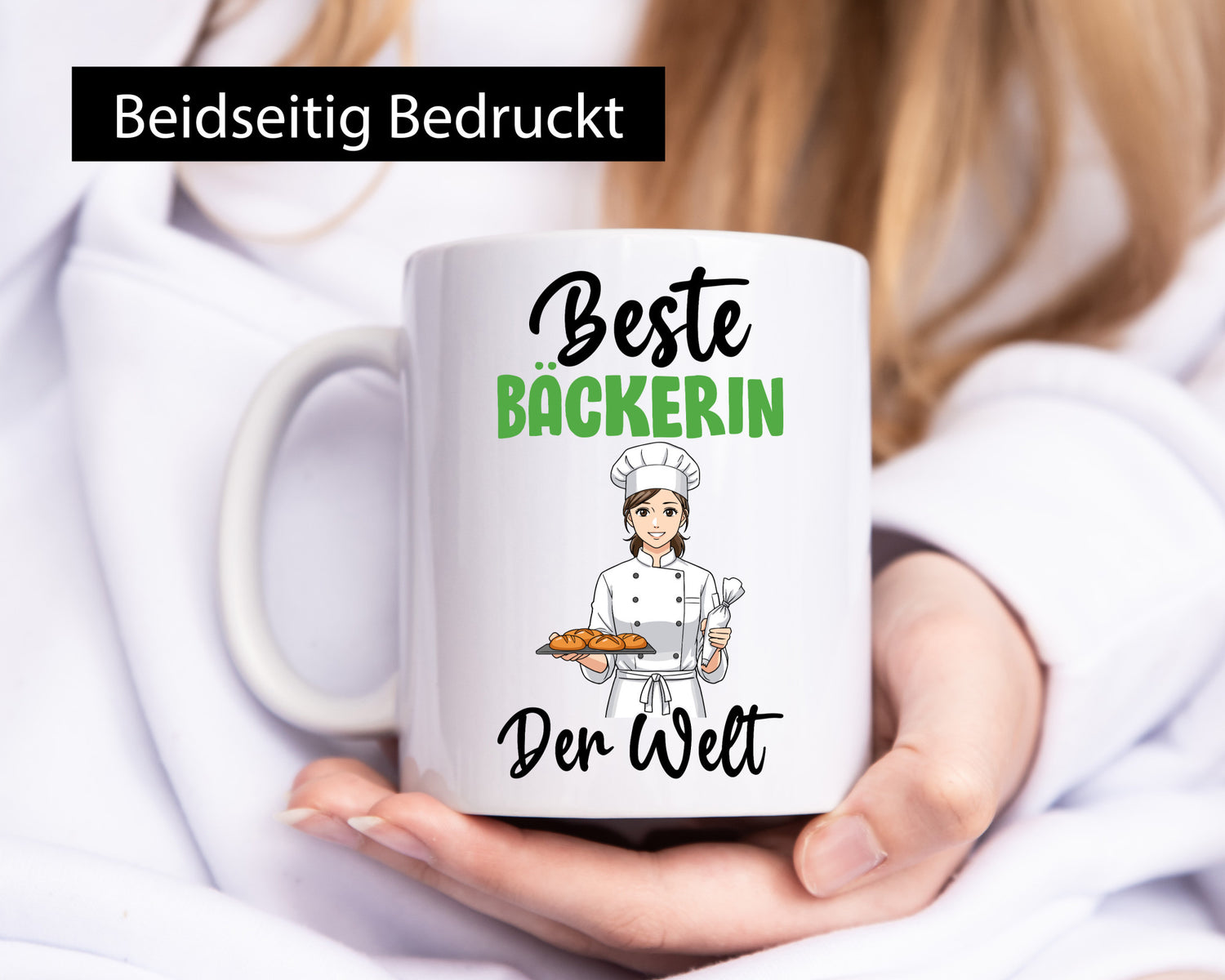 Beste Bäckerin | Bäckerei Frauen Backen v2 Geschenkidee Humor Tasse