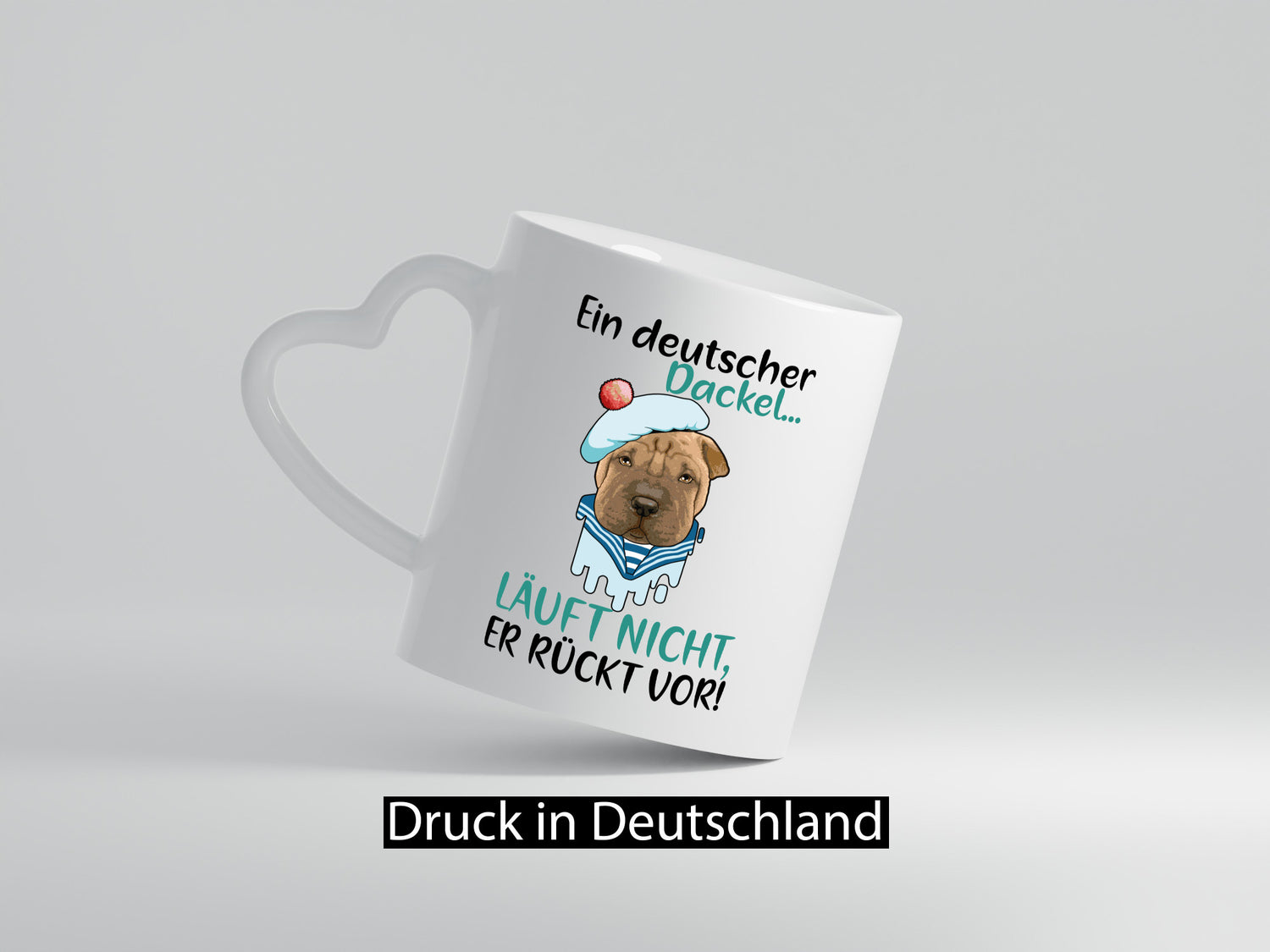 Ein Deutscher Dackel läuft nicht, er rückt vor | lustig Humor Geschenkidee