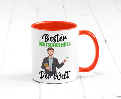 Bester Deutschlehrer | Lehrer Schule v2 lustiger Spruch Geschenk Humor
