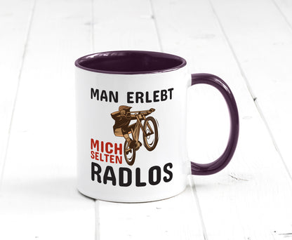 Selten Radlos | Spruchtasse Fahrrad Männer Humor lustiger Spruch Geschenk