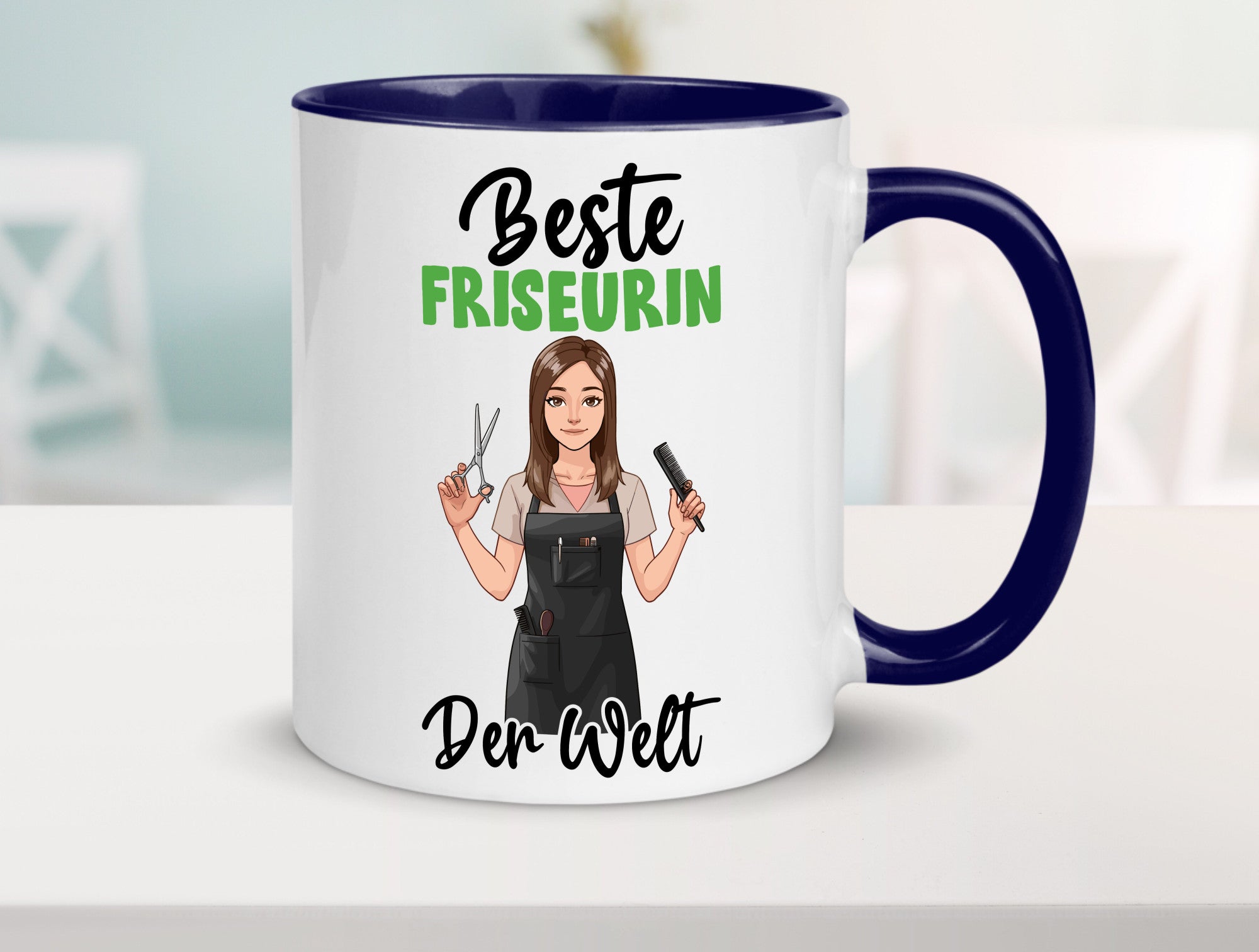 Beste Friseurin | Friseuse Frisuerin Geschenk Humor Geschenkidee lustiger