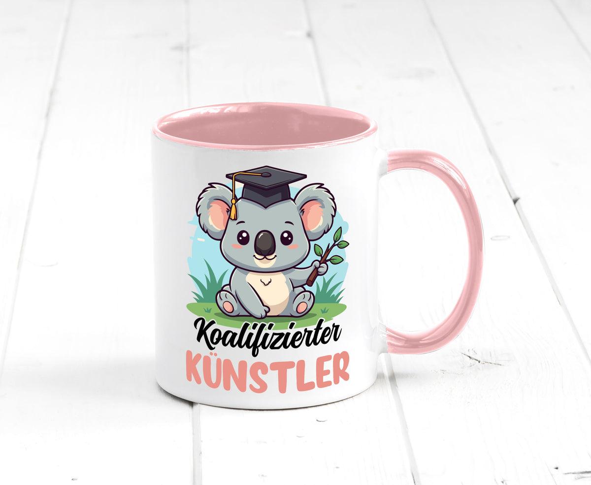Koalifizierter Künstler | Kunst Humor Geschenkidee Tasse