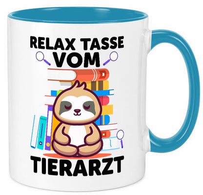 Relax Tasse: Tierarzt | Tiermedizin Mediziner Geschenkidee Tierliebhaber Humor