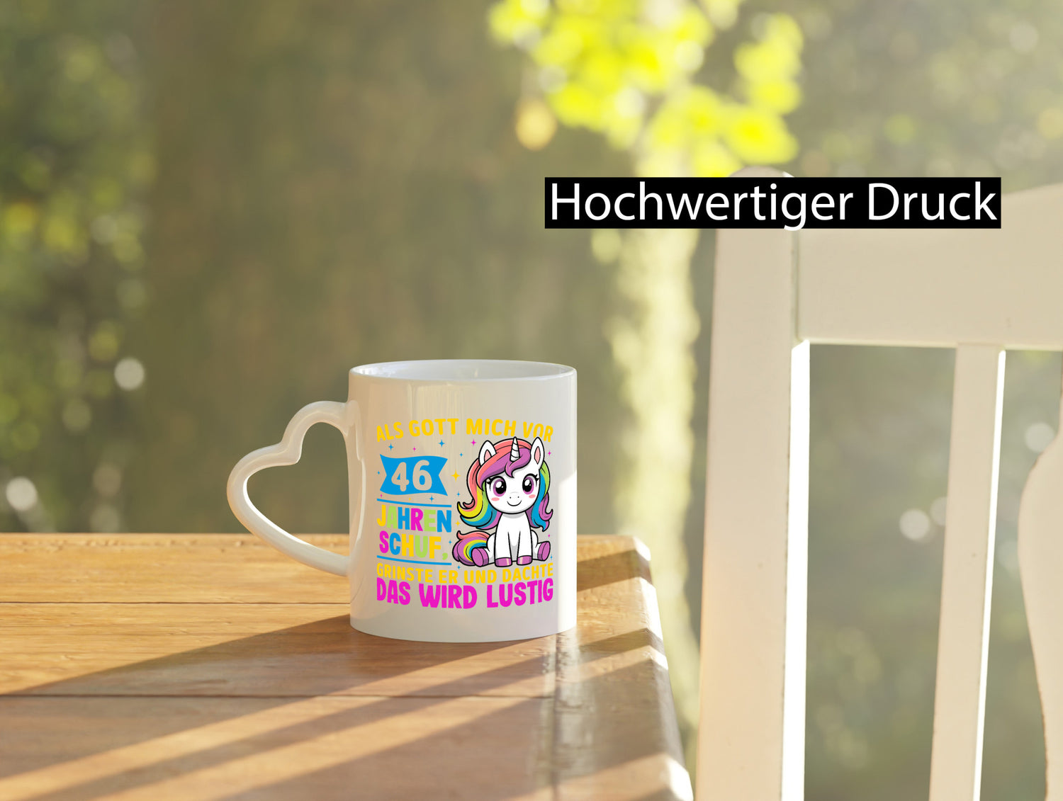 46. Geburtstag | Als Gott mich schuf 40 Jahre v2 lustig Geschenkidee Geschenk