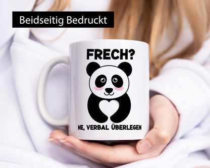 Frech | Verbal überlegen süßer Pandabär kecker Spruch lustiger Geschenk Humor