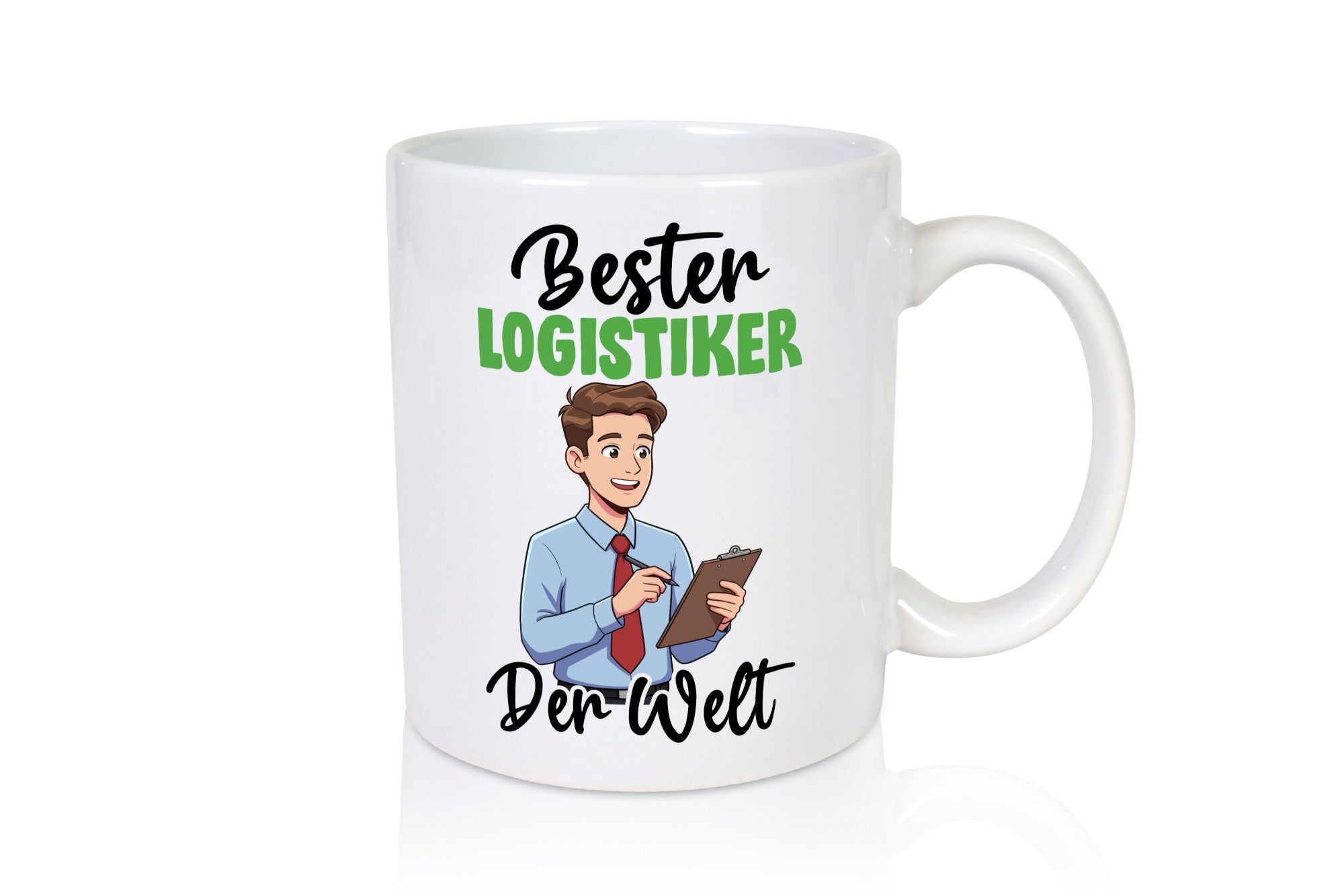 Bester Logistiker | Berufe Logistik v2 lustig Arbeit Kollegen Büro Geschenk Tasse