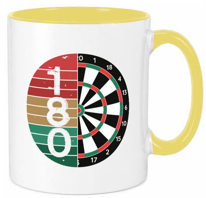 Dartsboard | Retro Dartspieler Kollege Freunde Geschenkidee Arbeit Kollegen