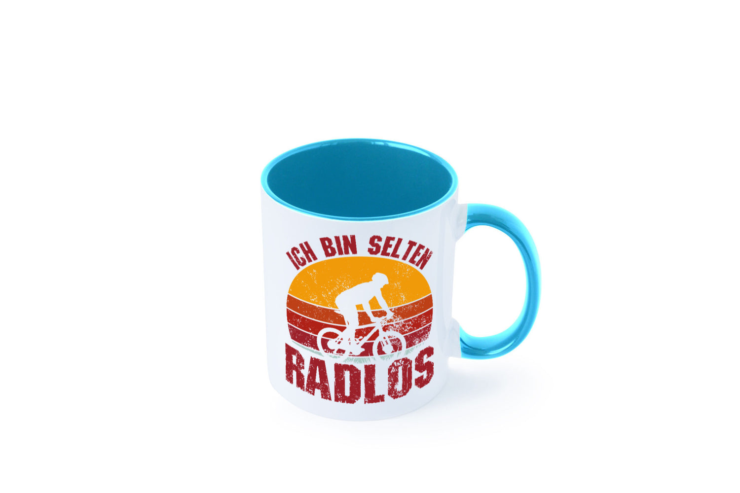 Ich bin Selten Radlos | Radfahrer Mountainbike Humor Geschenkidee Tasse