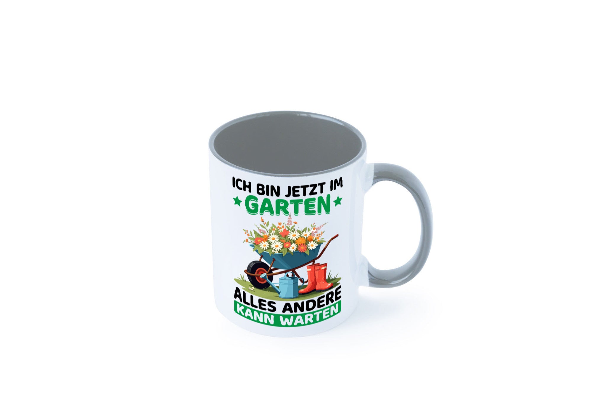 Im Garten alles andere kann warten | Gärtner Gartenarbeit Geschenk Arbeit