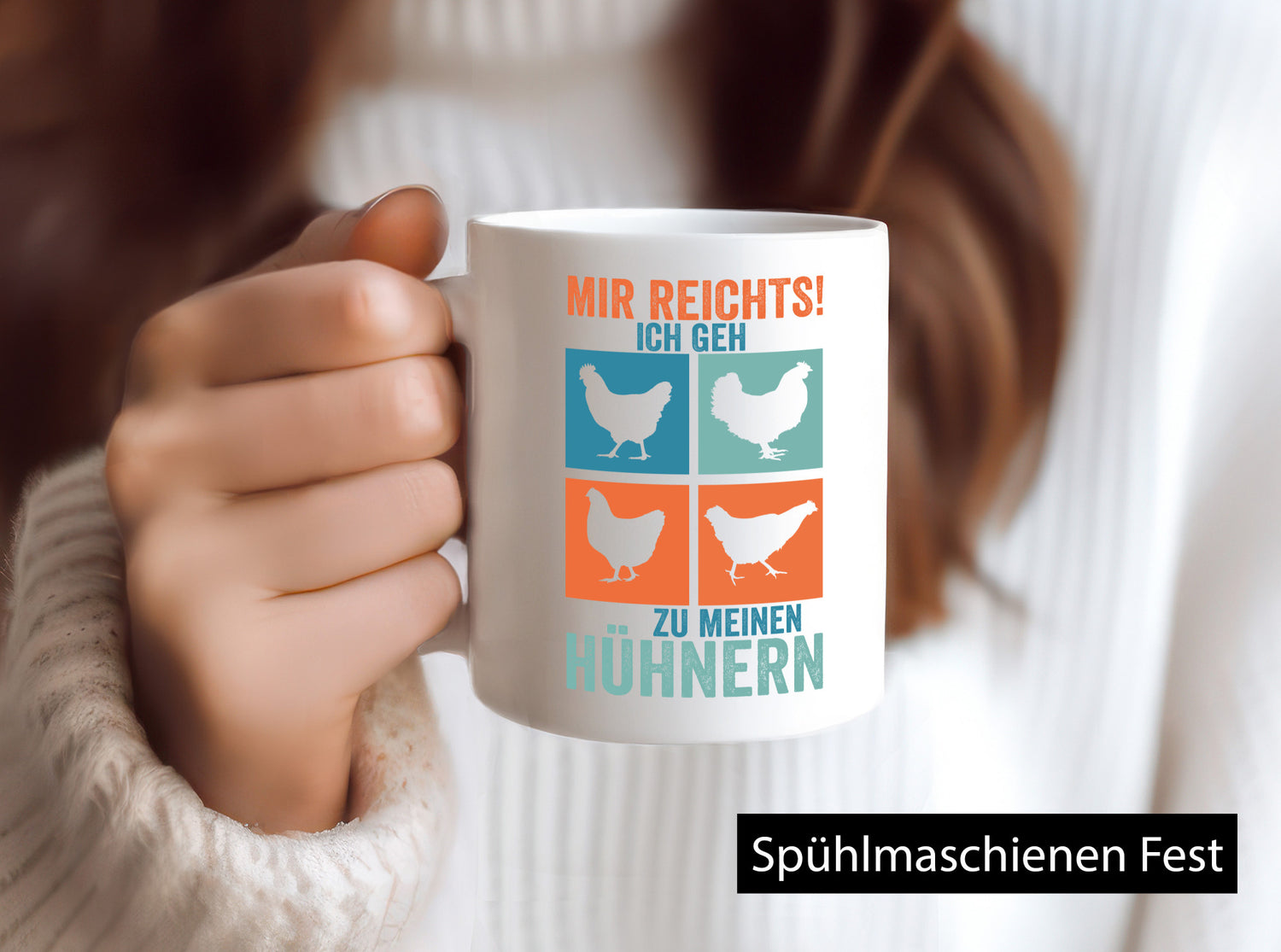 Mir reichts! | Hühner Stall Bauernhof Ausbrechen Geschenk Humor Geschenkidee