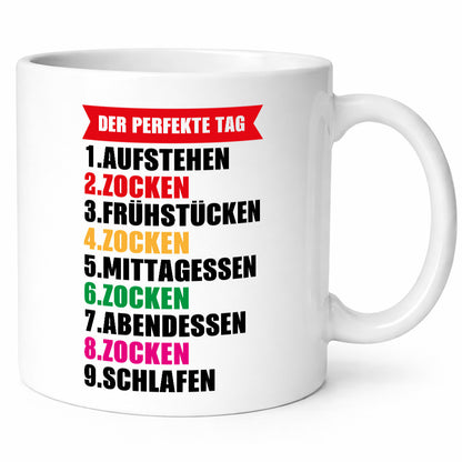 Perfect Gamer Day Funny Saying Gift Humor Gift Idea Mug