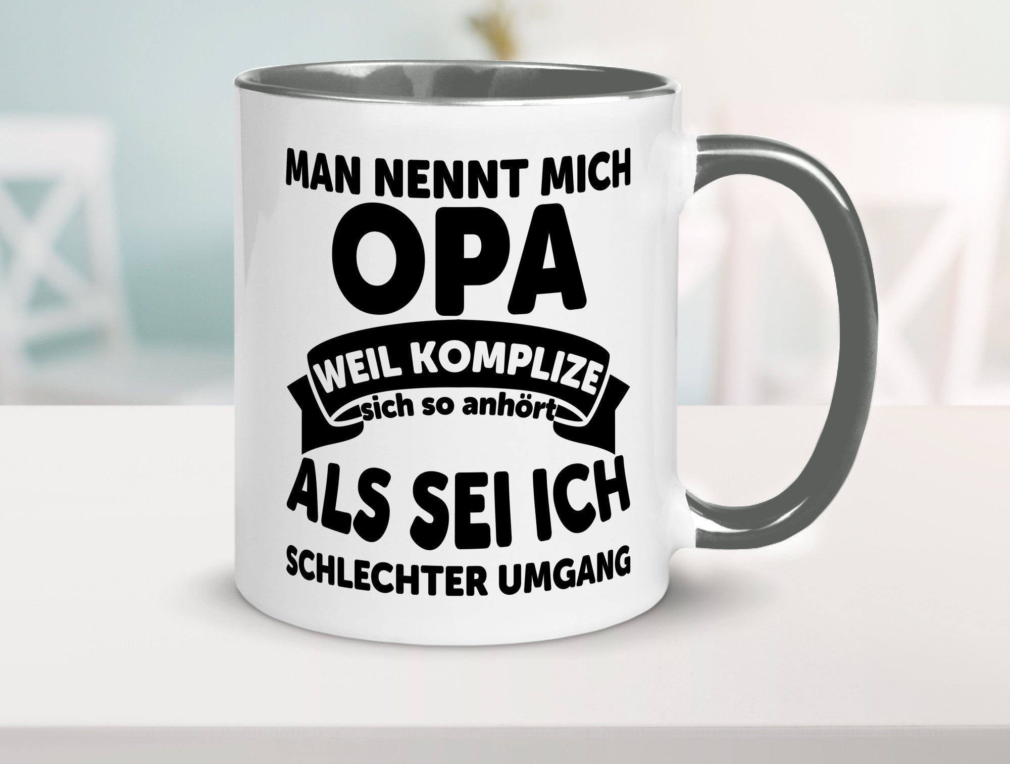 Nenn mich Opa, Komplize schlechter Umgang | Opa Witz Geschenk Familie