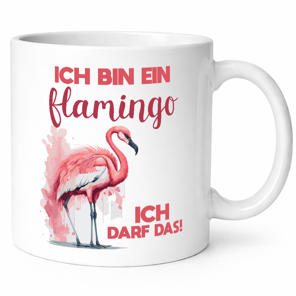 Ich bin ein Flamingo darf das | alles Geschenk Humor Geschenkidee lustiger