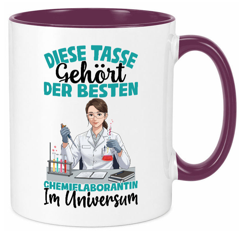 Im Universum: Chemielaborantin | Laborantin Chemie lustiger Spruch Geschenk