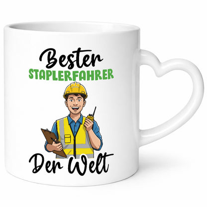 Bester Staplerfahrer | Gabelstapler Fahrer v2 lustig Humor Geschenkidee