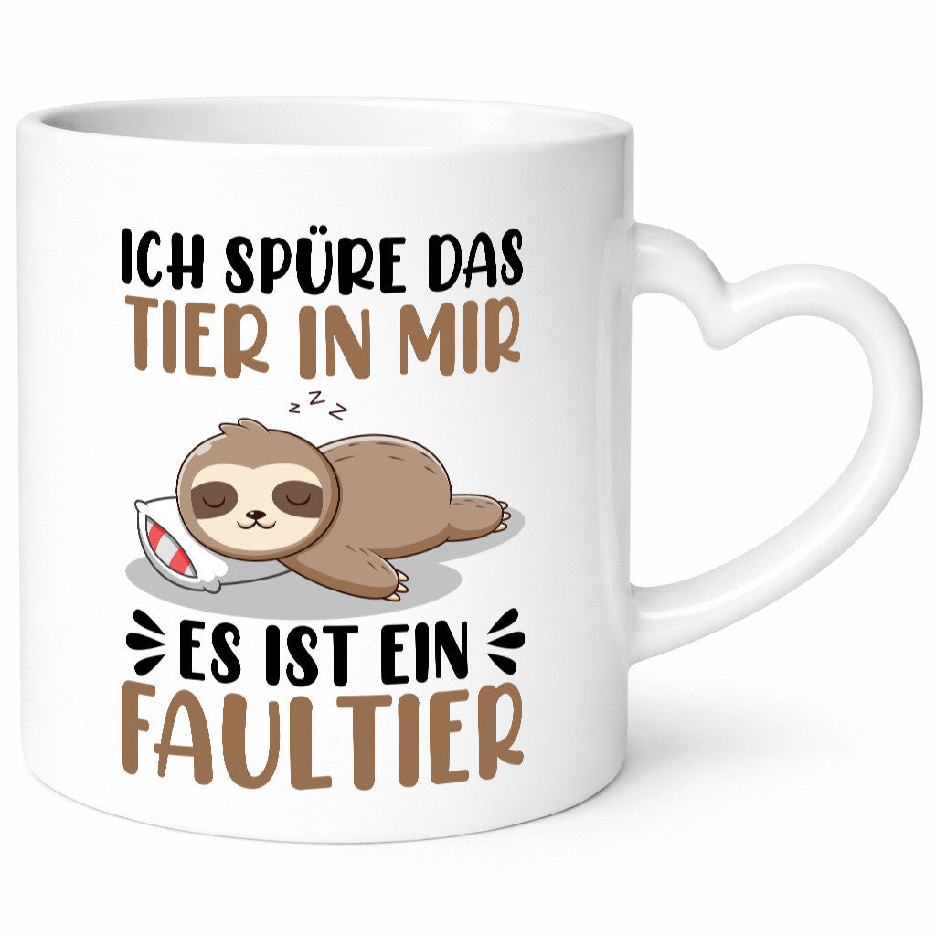 Ich bin ein Faultier Geschenk Tierliebhaber Humor lustiger Spruch Tasse