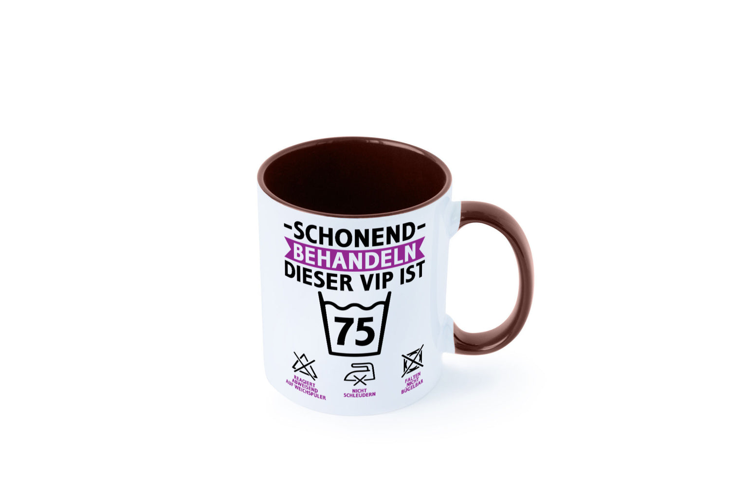 75 Geburtstag | schonend behandeln Jahre v2 lustiger Spruch Geschenk