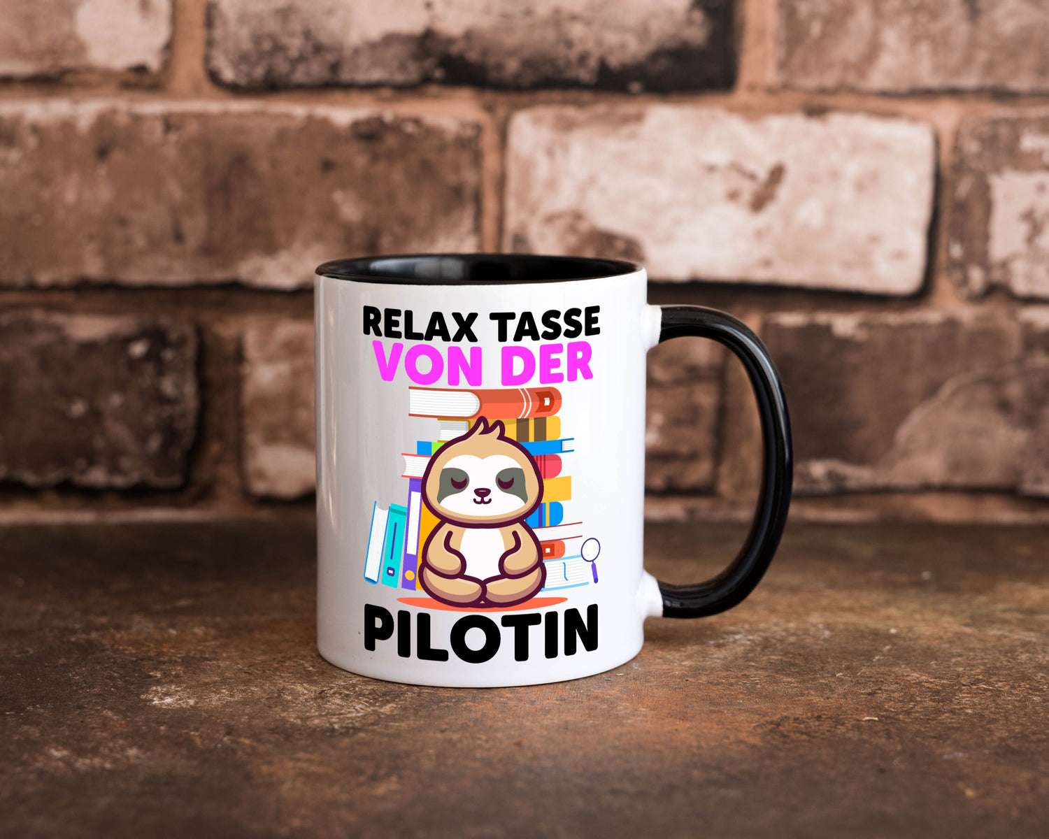 Relax Tasse: Pilotin | Definition Piloten lustiger Spruch Geschenk Humor