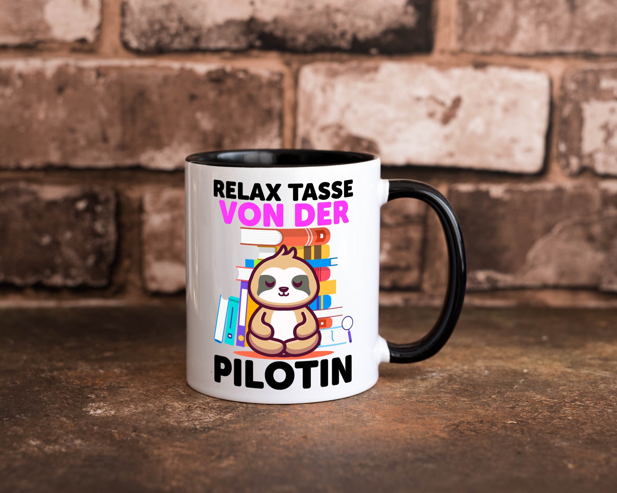 Relax Tasse: Pilotin | Definition Piloten lustiger Spruch Geschenk Humor