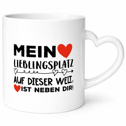Favorite spot is next to you | Couple mug romantic humor family gift idea