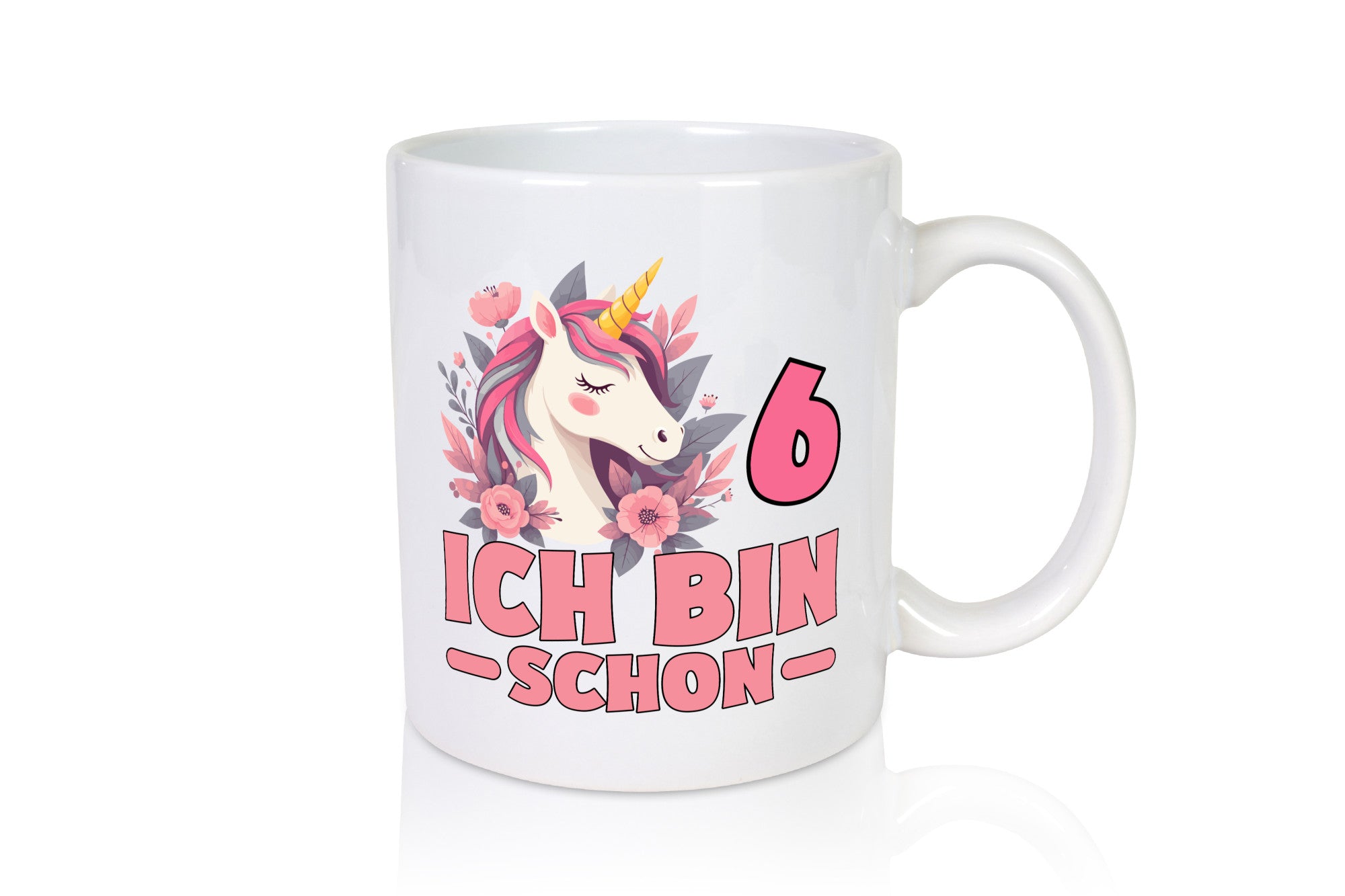 6. Geburtstag | 6 Jahre Einhorn bin schon Mädchen Geschenk Geschenkidee