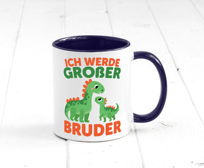 Ich werde Großer Bruder | Dino Brudersaurus lustig Humor Geschenkidee Geschenk