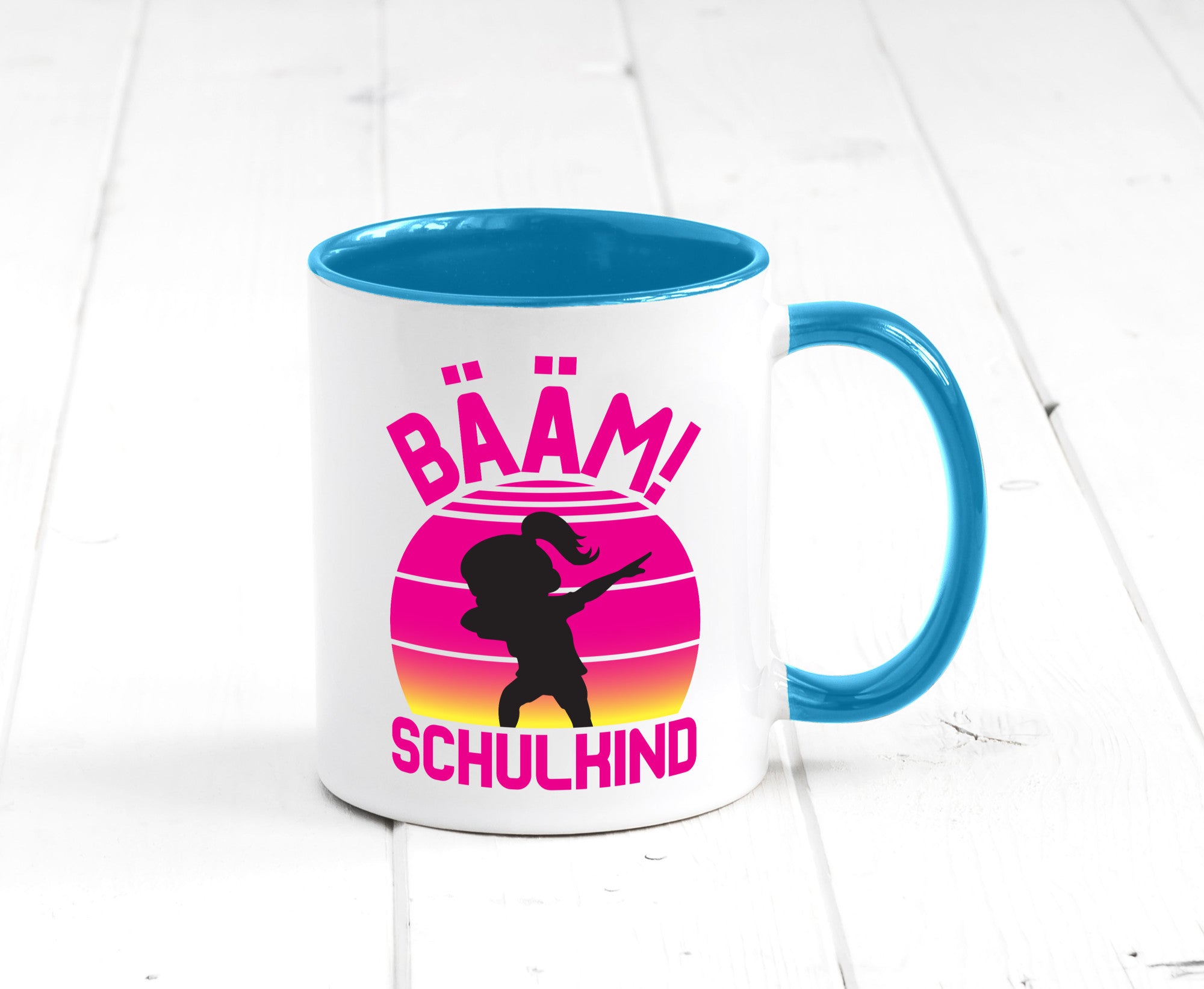 Bääm Schulkind | Einschuldung Schulanfang Geschenkidee Humor Tasse