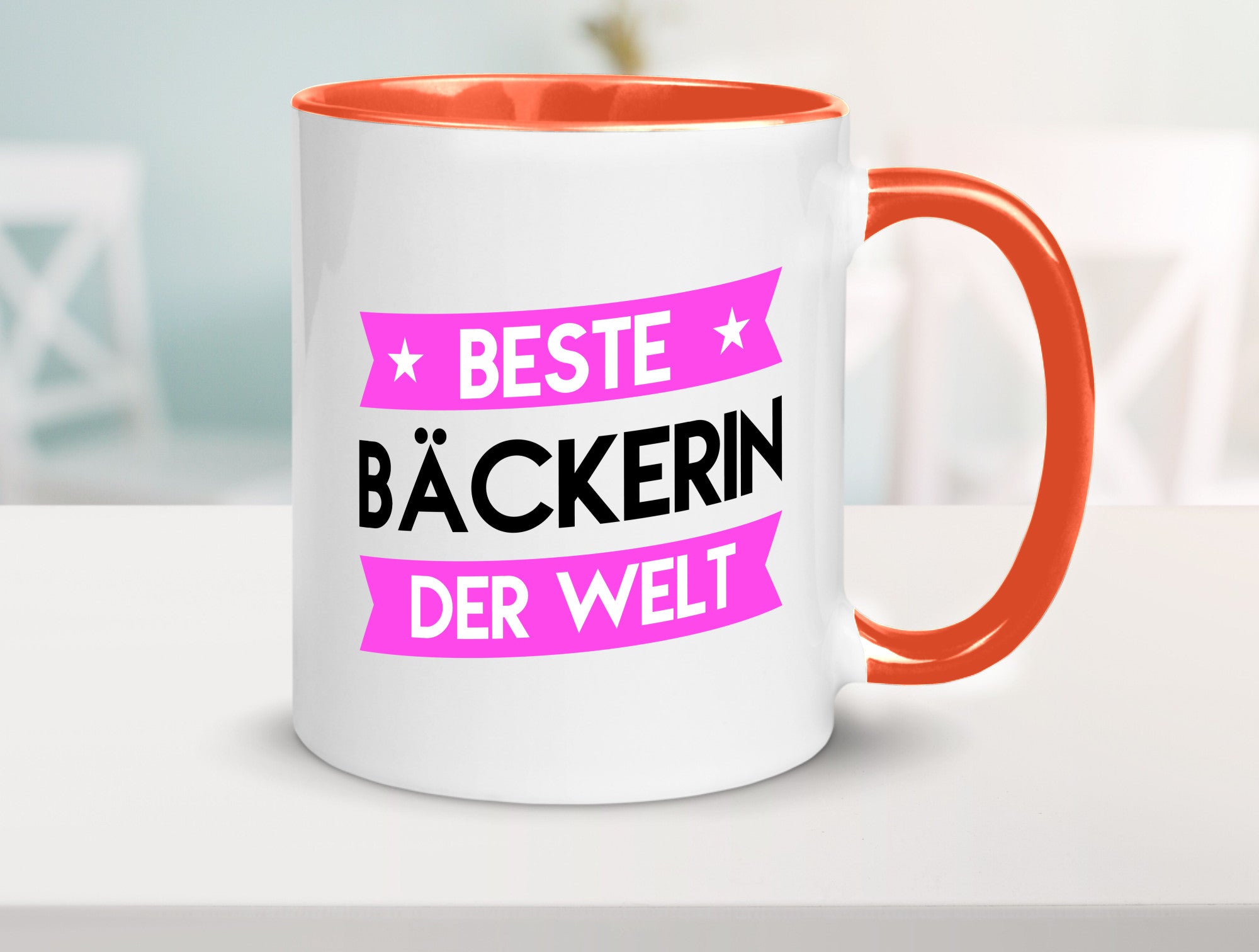 Beste Bäckerin | Bäckerei Frauen Backen lustig Humor Geschenkidee Geschenk Tasse