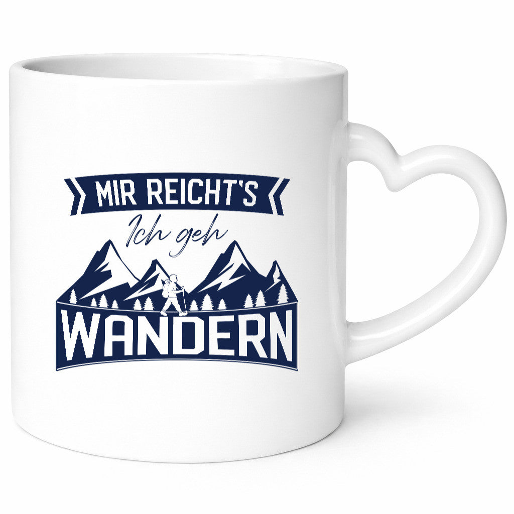 Ich geh wandern | Wanderer Berge Bäume Geschenkidee Humor Tasse