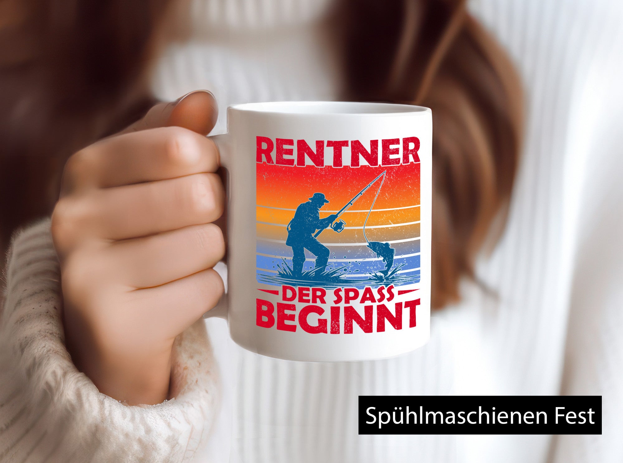 Rentner der spaß beginnt | Ruhestand Angler Angeln lustig Jubiläum Geschenk