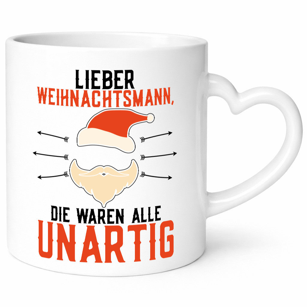 Die waren alle unartig | Weihnachtsmann Geschenke artig Geschenk Humor